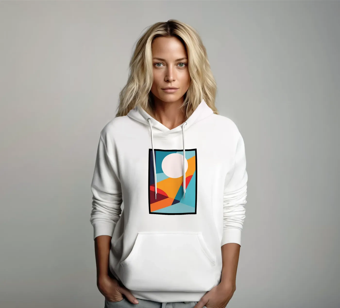 Basic abtract hoodie by stewar