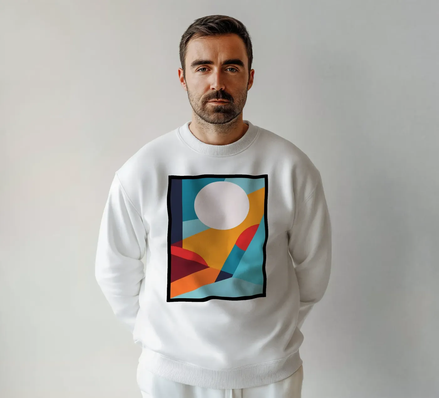 Basic abtract sweatshirt van stewar