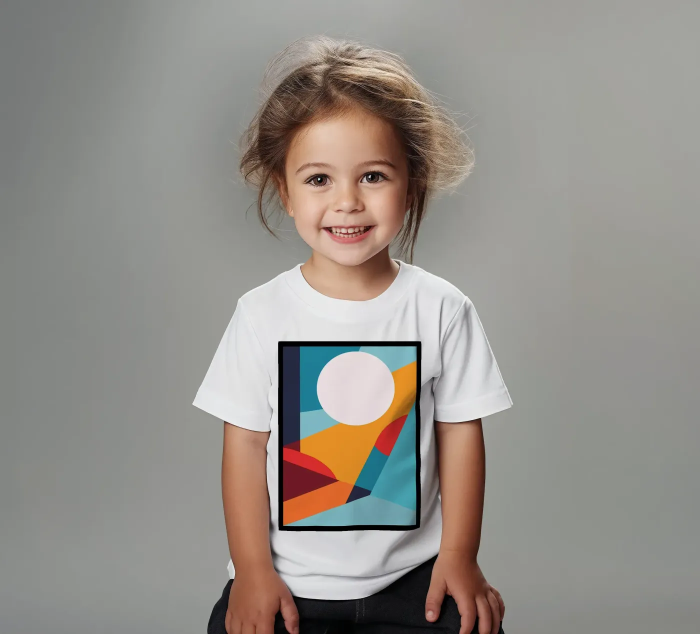 Basic abtract kids t-shirt by stewar