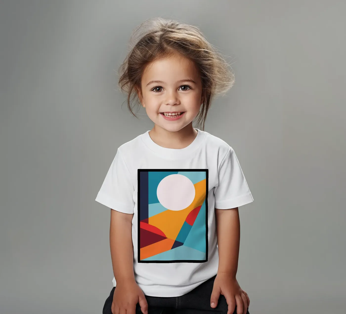 Grundlegende Abstraktion Kinder T-Shirt von stewar