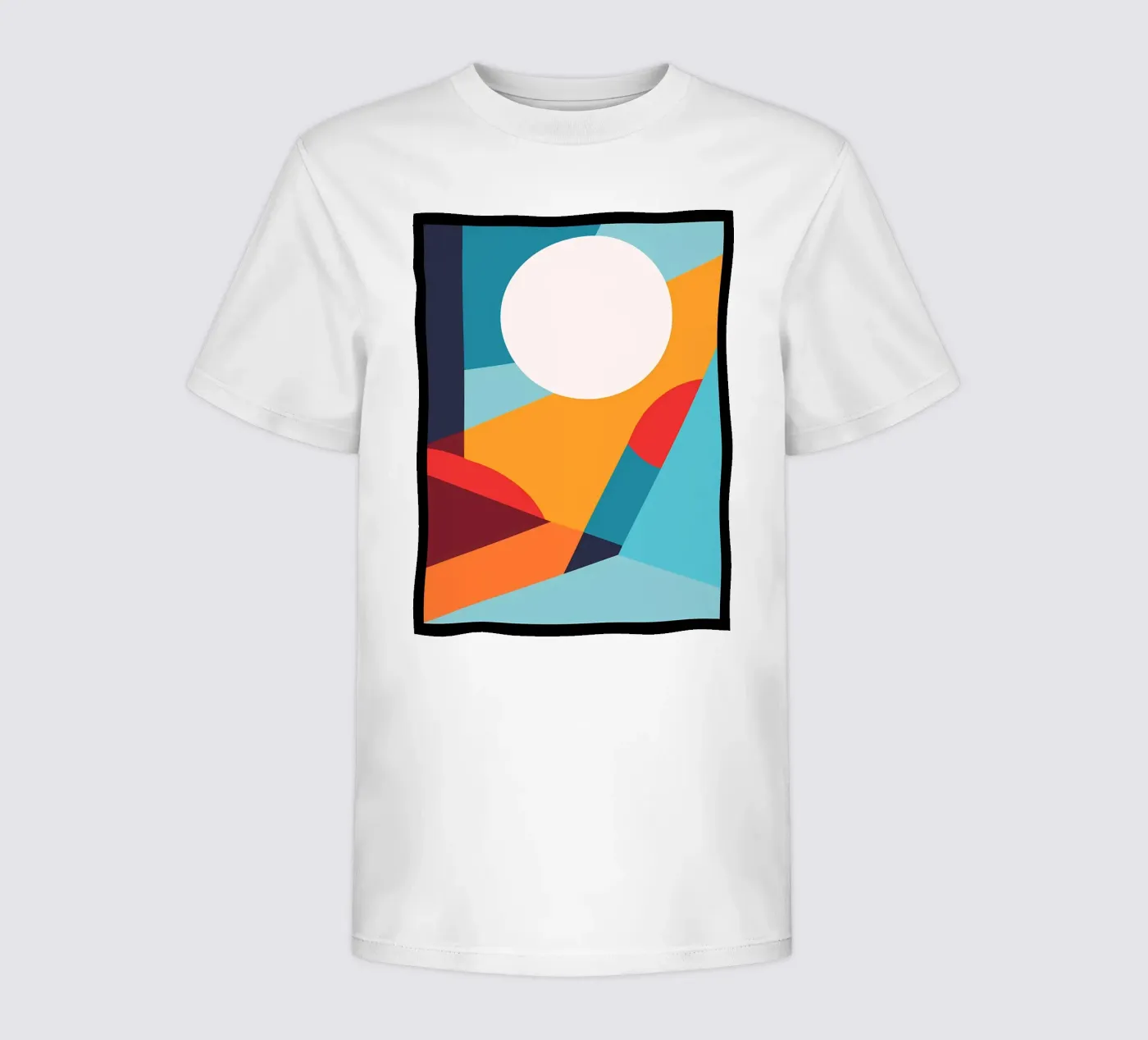 Basic abtract kids t-shirt by stewar