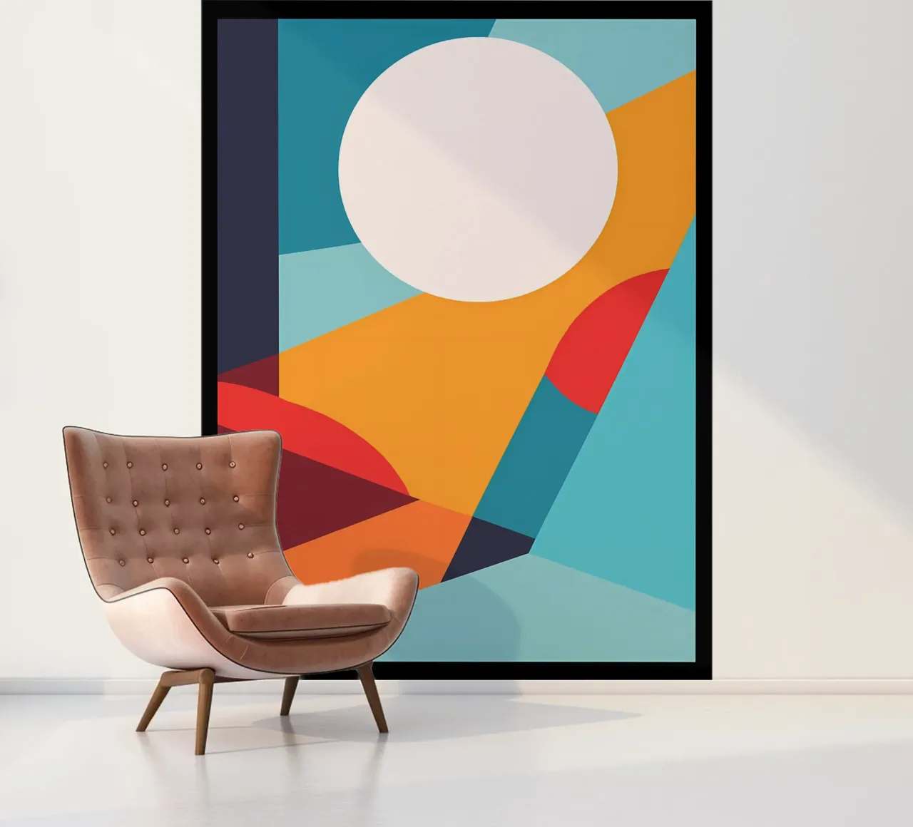 Basis contract fotobehang van stewar