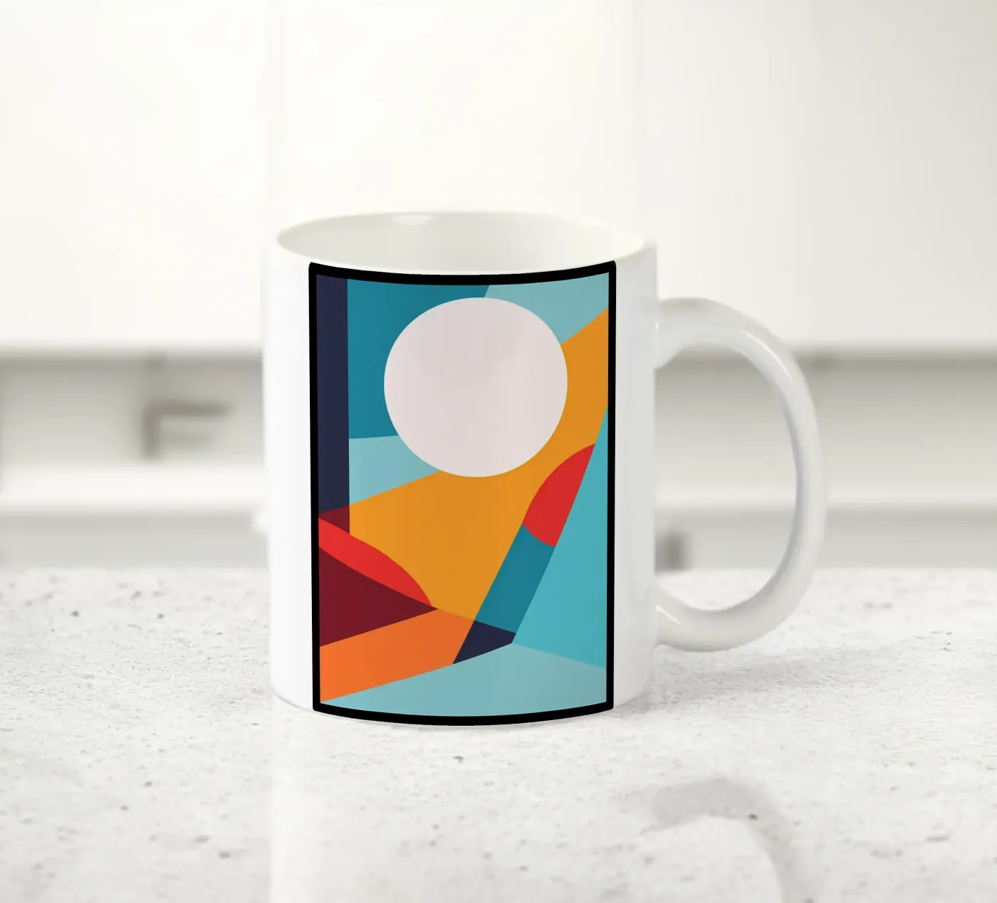 Basic abtract Keramik Tasse von stewar