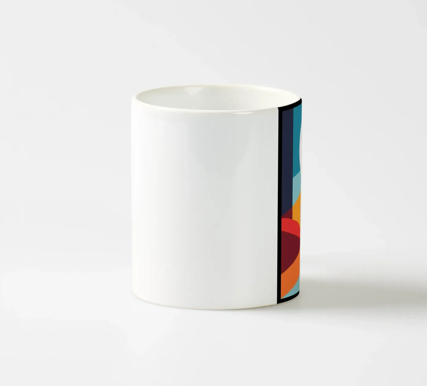 Basic abtract ceramic mug by stewar