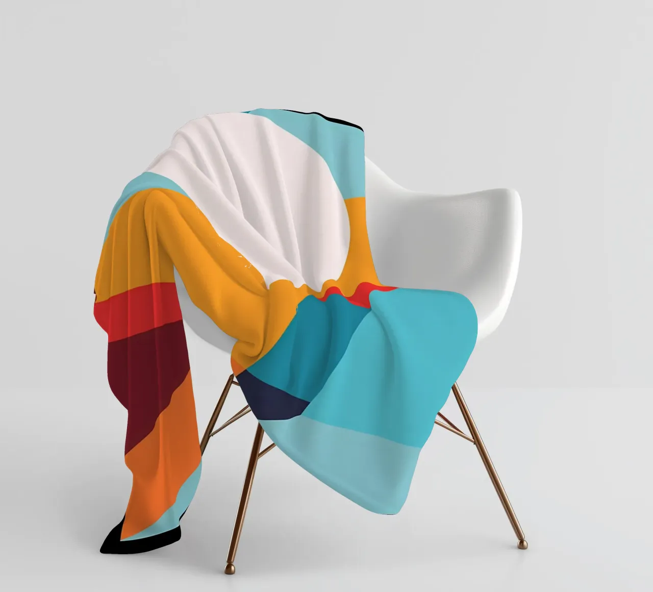 Basic abtract fleece blanket by stewar