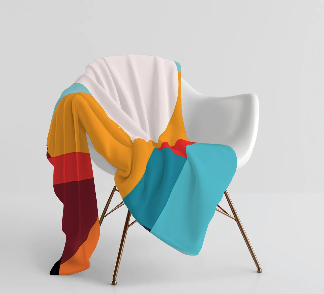 Basic abtract fleece blanket by stewar