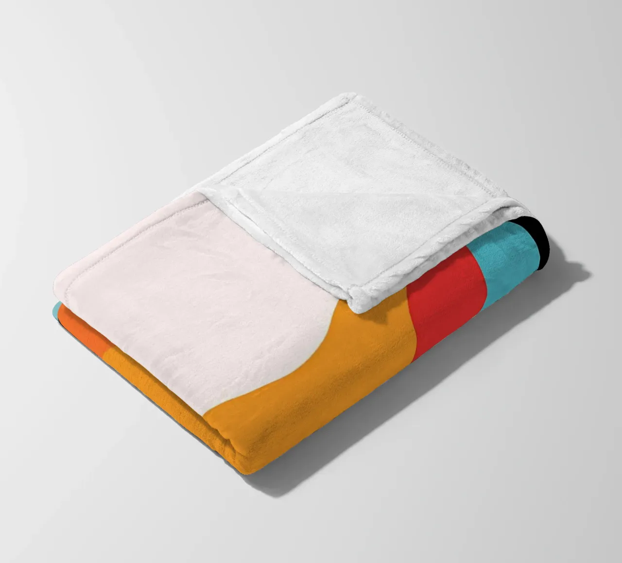 Basic abtract fleece blanket by stewar