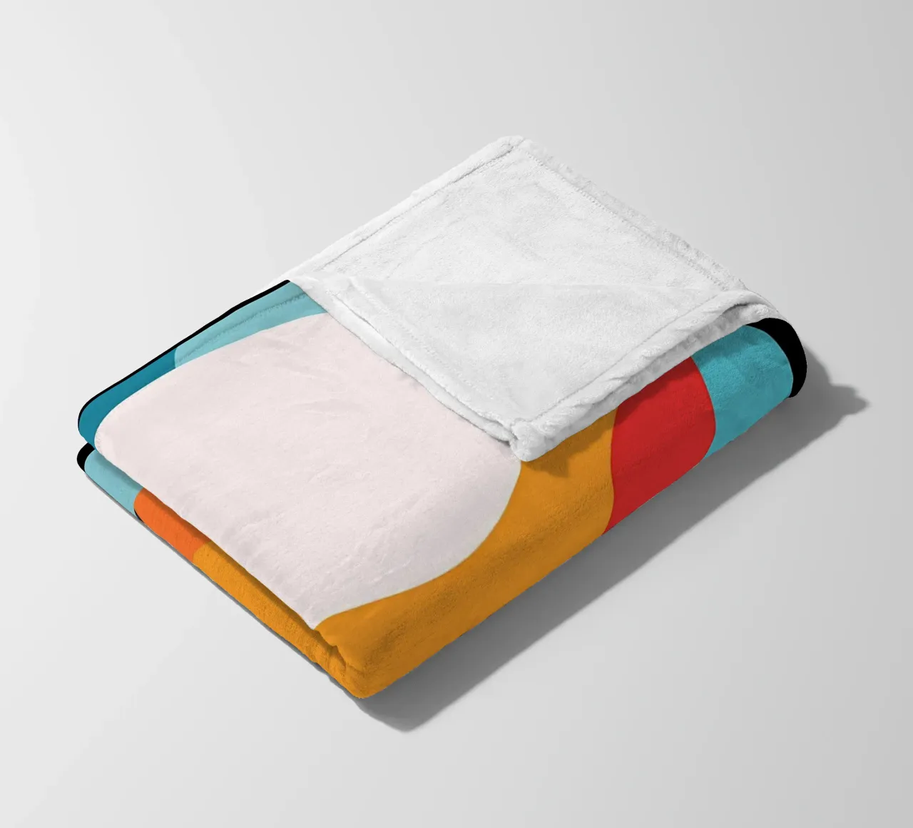Basic abtract fleece blanket by stewar