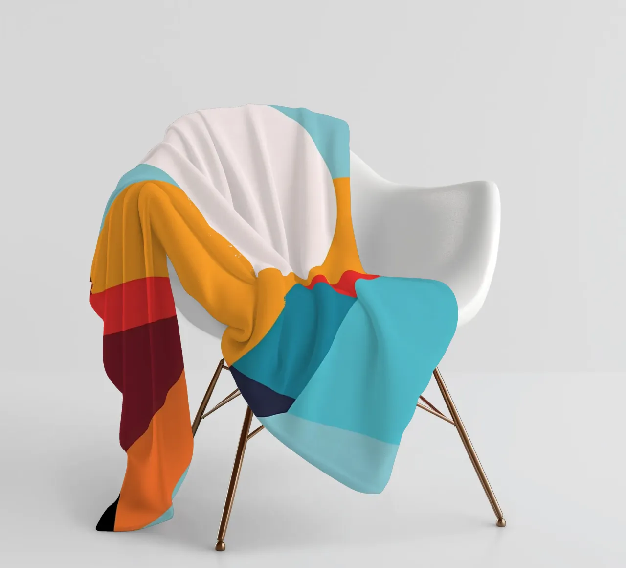 Basic abtract fleece blanket by stewar