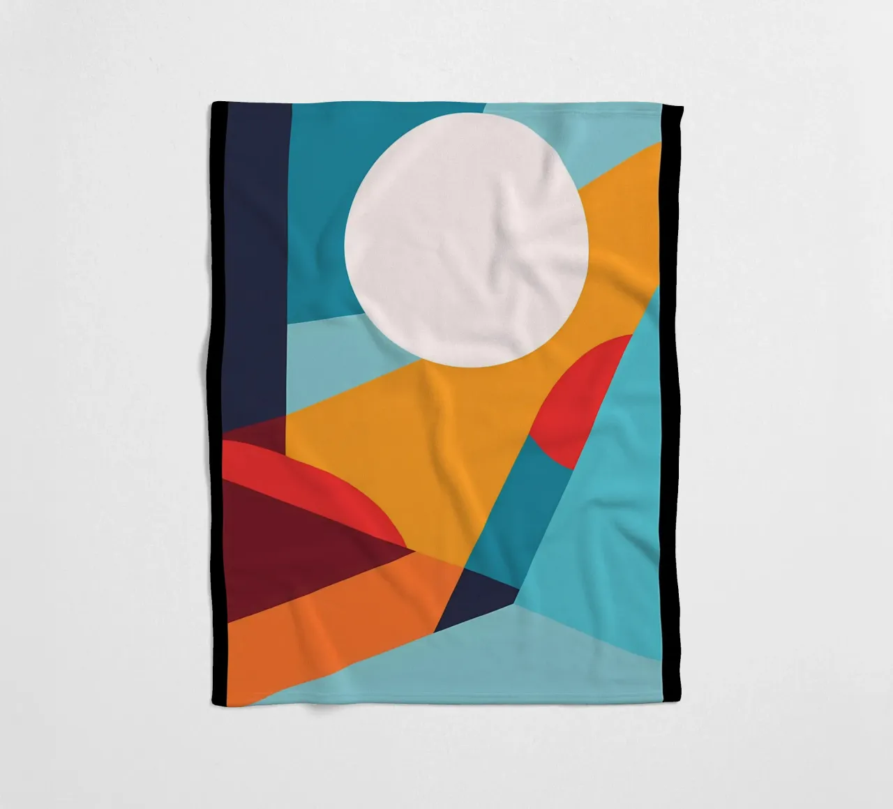 Basic abtract fleece blanket by stewar