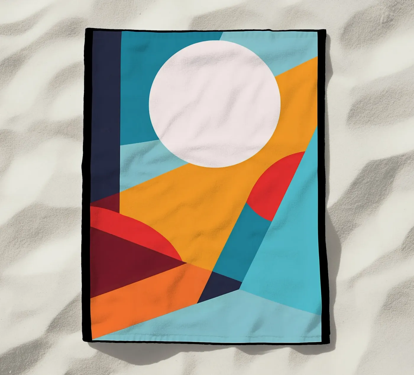 Basic abtract serviette de plage de stewar