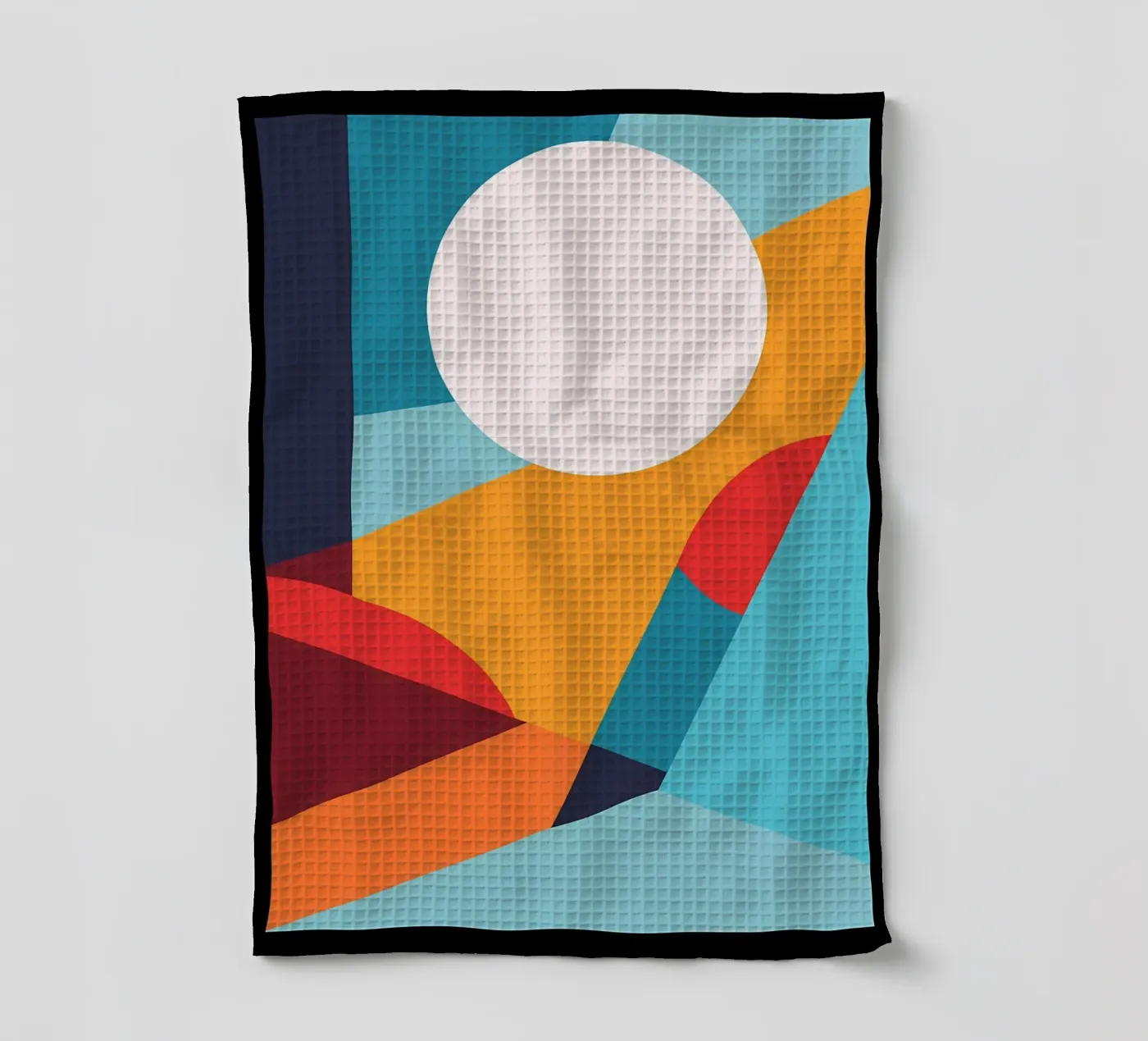 Basic abtract tea towel by stewar