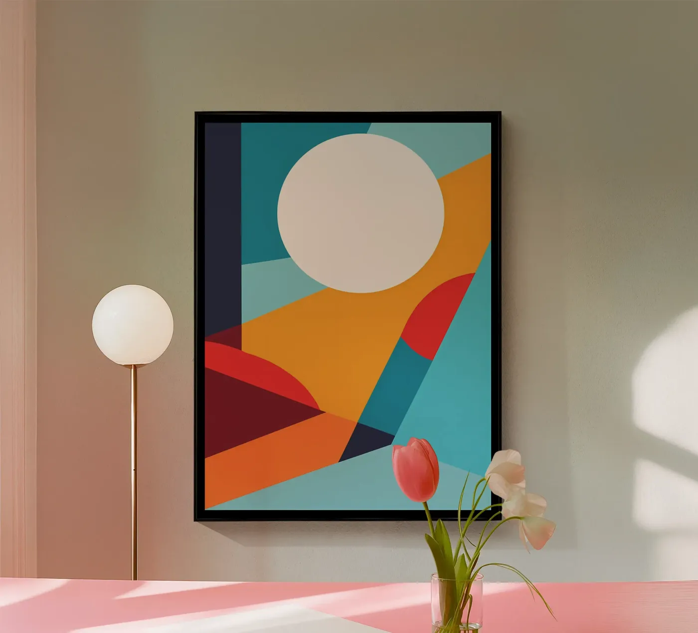 Basic abtract acrylic glass by stewar