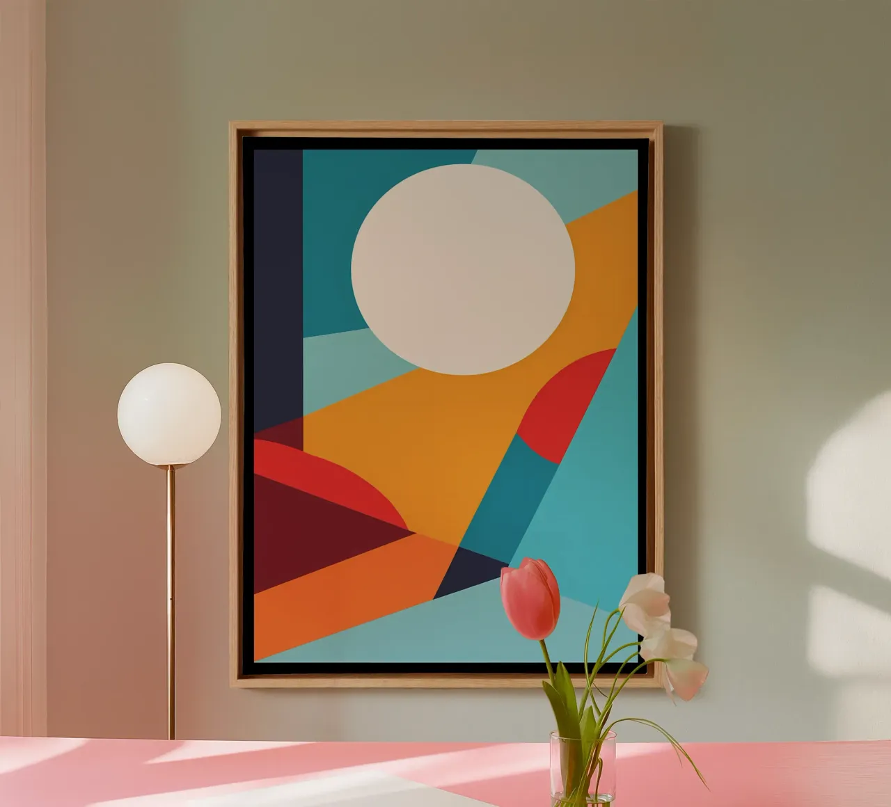 Basic abtract canvas by stewar