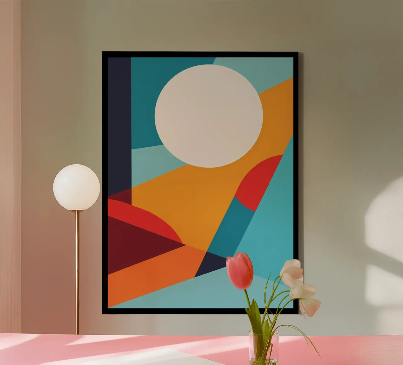 Basic abtract canvas by stewar