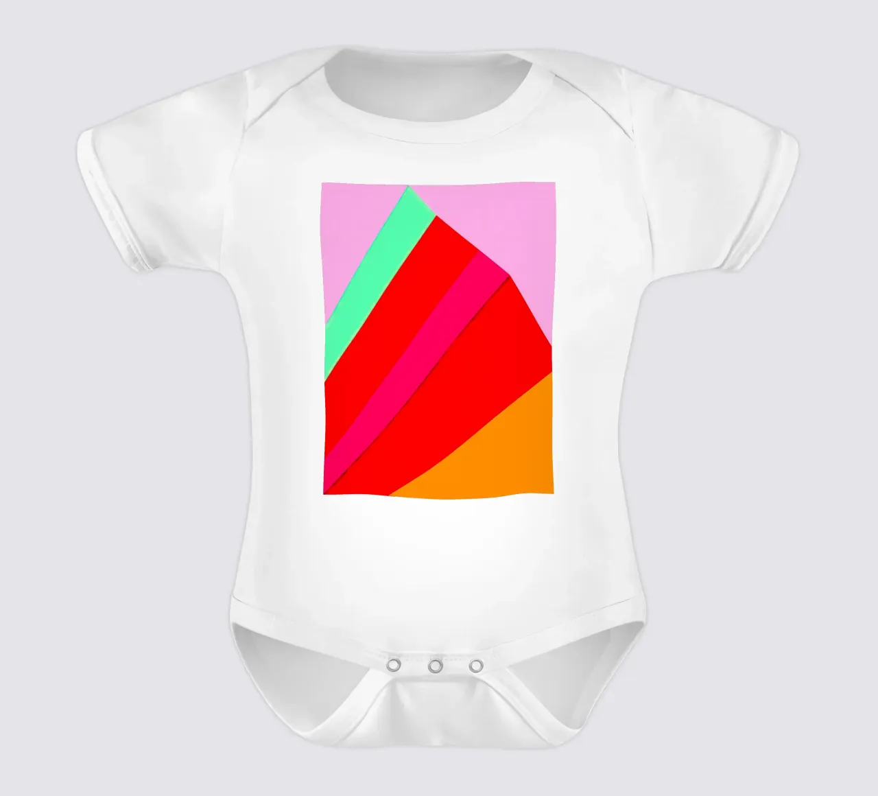 Colore body neonato maniche corte da stewar