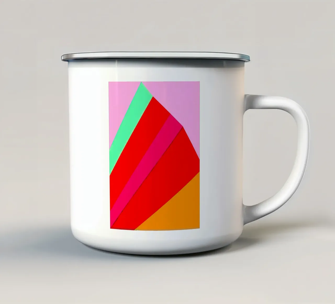 Colore tazza in smalto da stewar