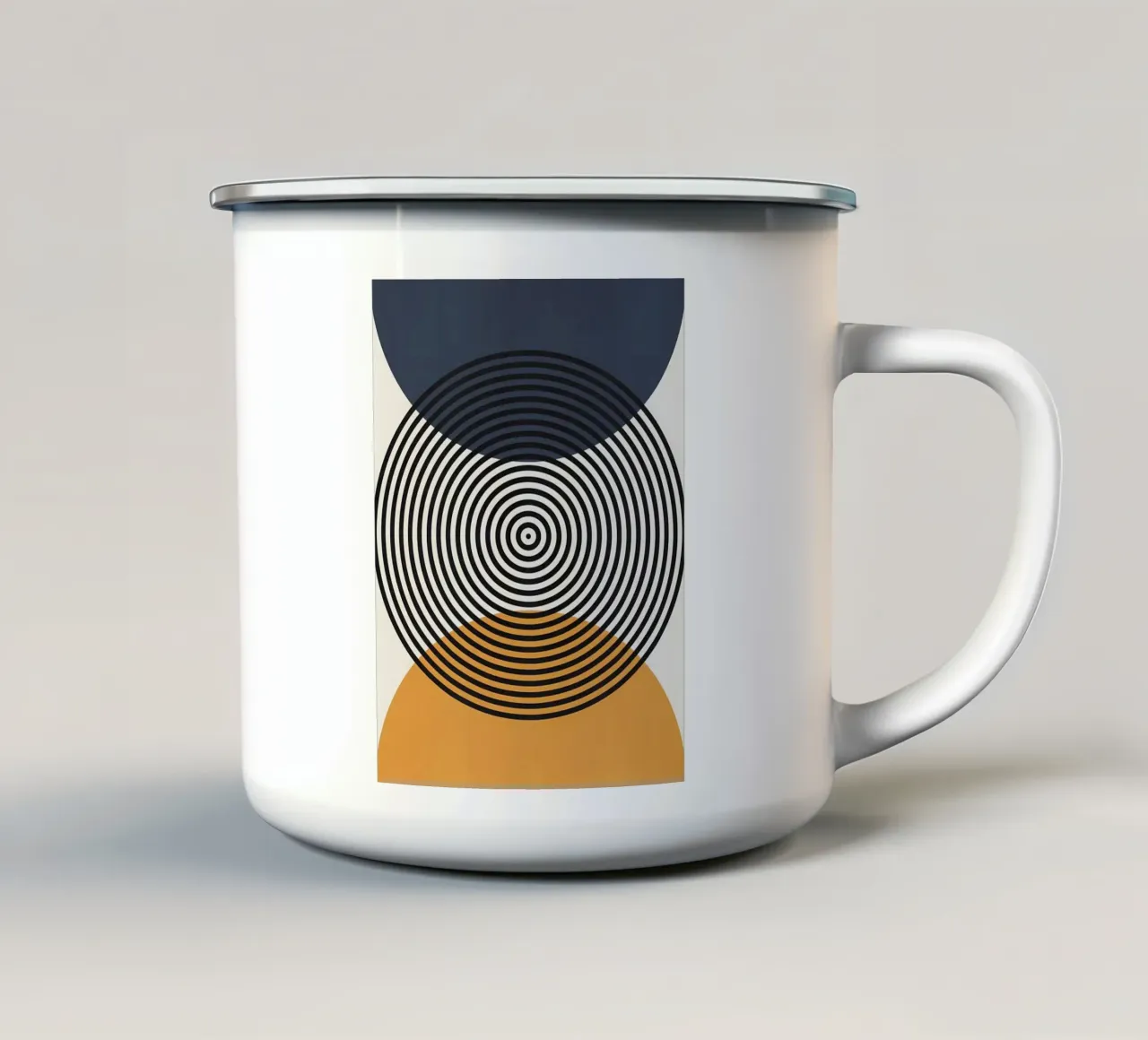 Minimalista 3 tazza in smalto da stewar