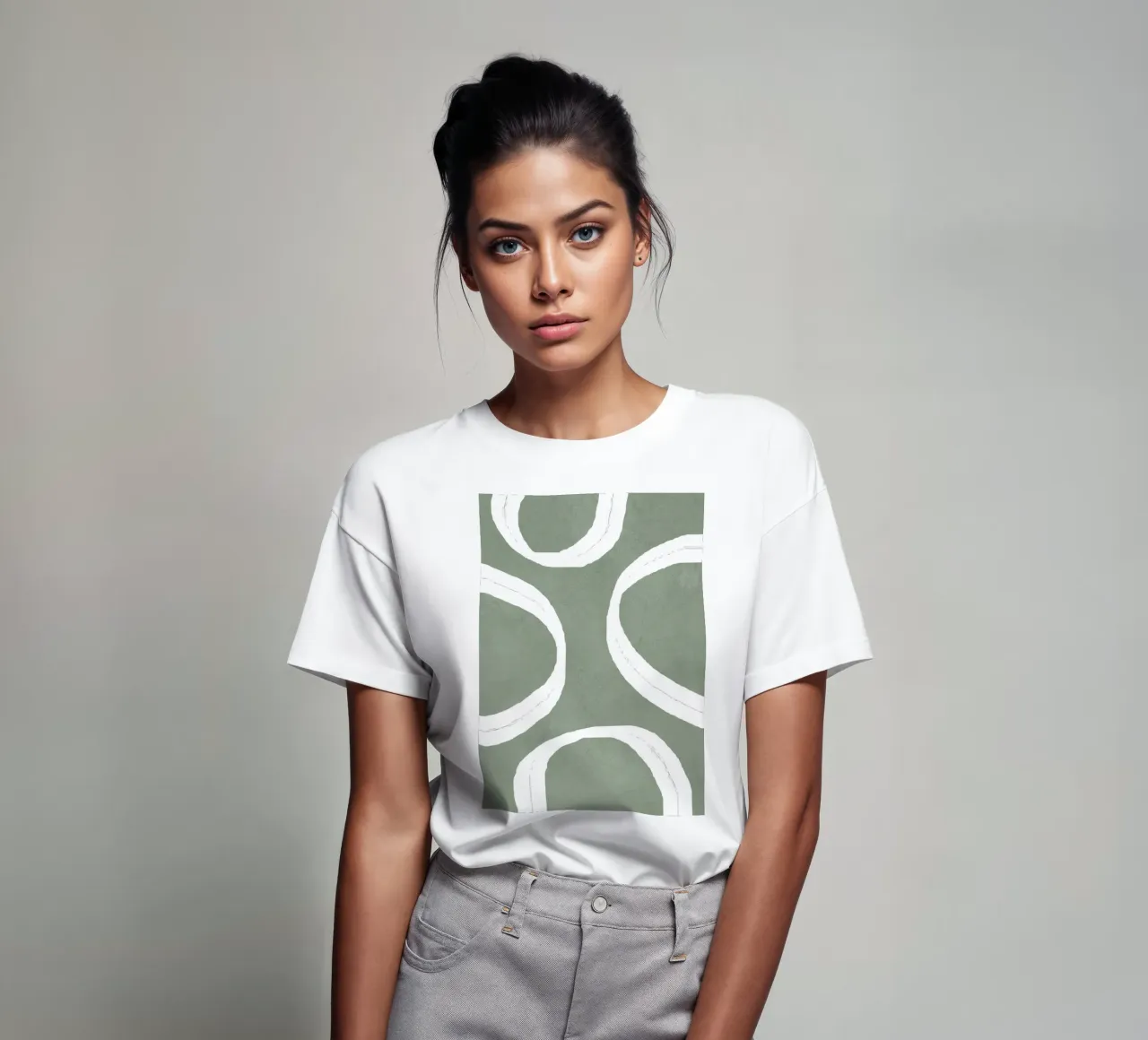Abstract Lines I t-shirt da Flow Line