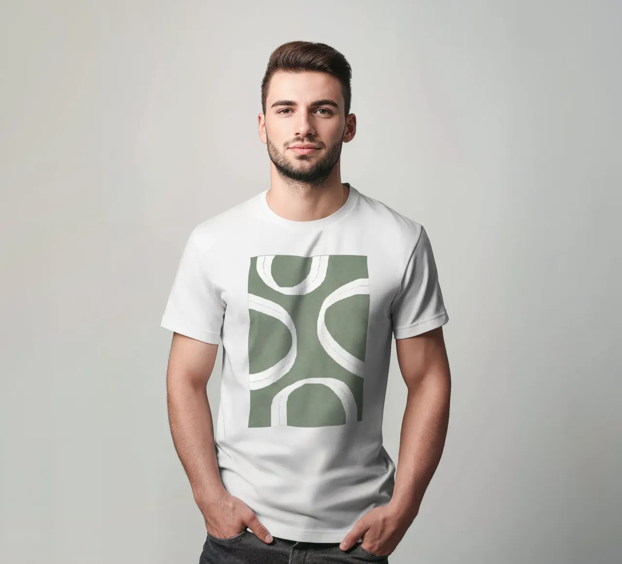 Abstract Lines I t-shirt da Flow Line