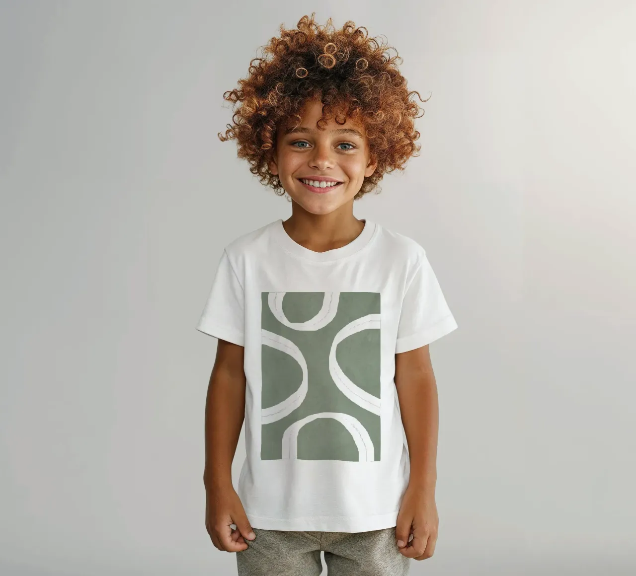 Abstract Lines I t-shirt bambini da Flow Line