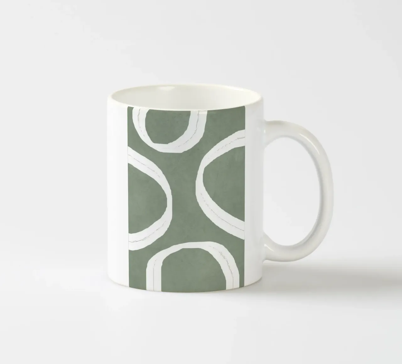 Abstract Lines I tazza in ceramica da Flow Line