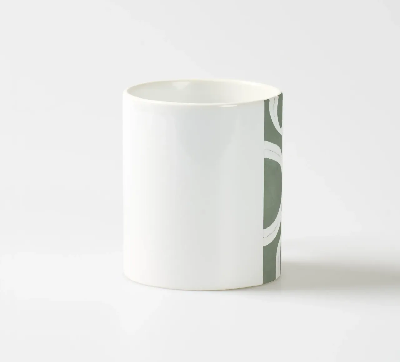 Abstract Lines I tazza in ceramica da Flow Line