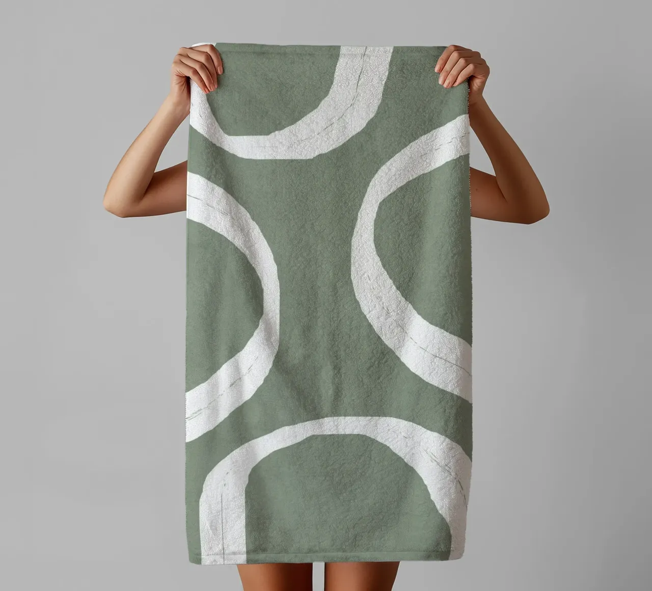 Abstract Lines I asciugamano da bagno da Flow Line