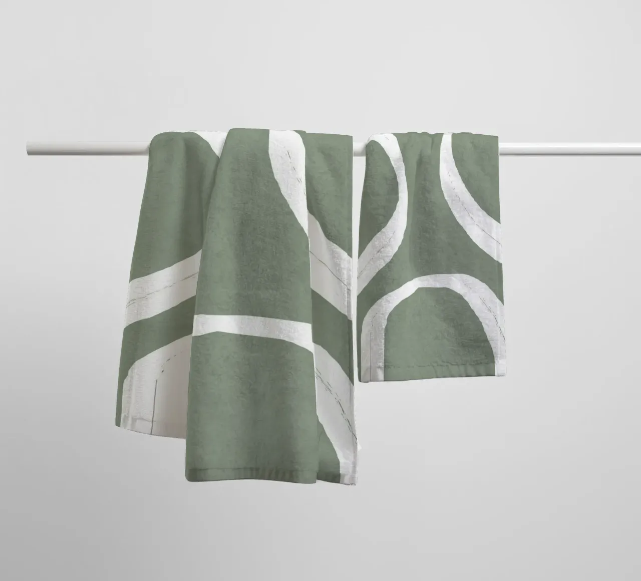 Abstract Lines I asciugamano da bagno da Flow Line