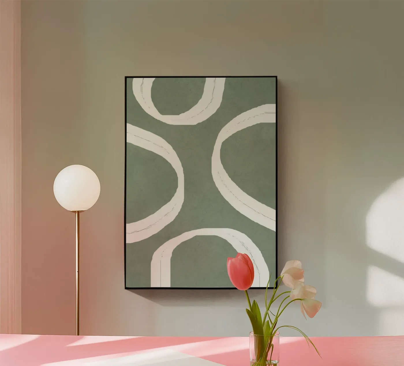 Abstract Lines I plexiglas de Flow Line