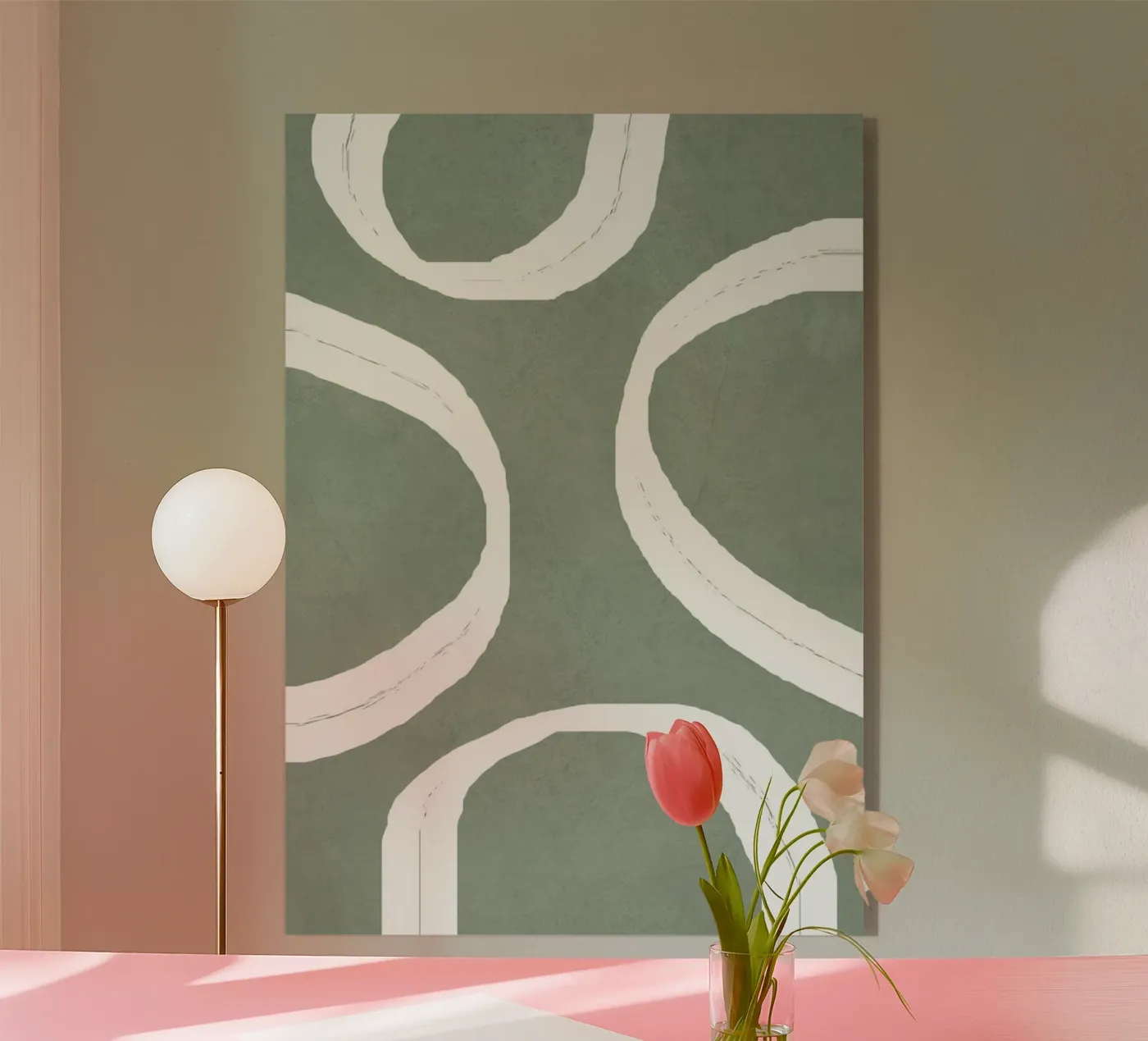 Abstract Lines I plexiglas de Flow Line