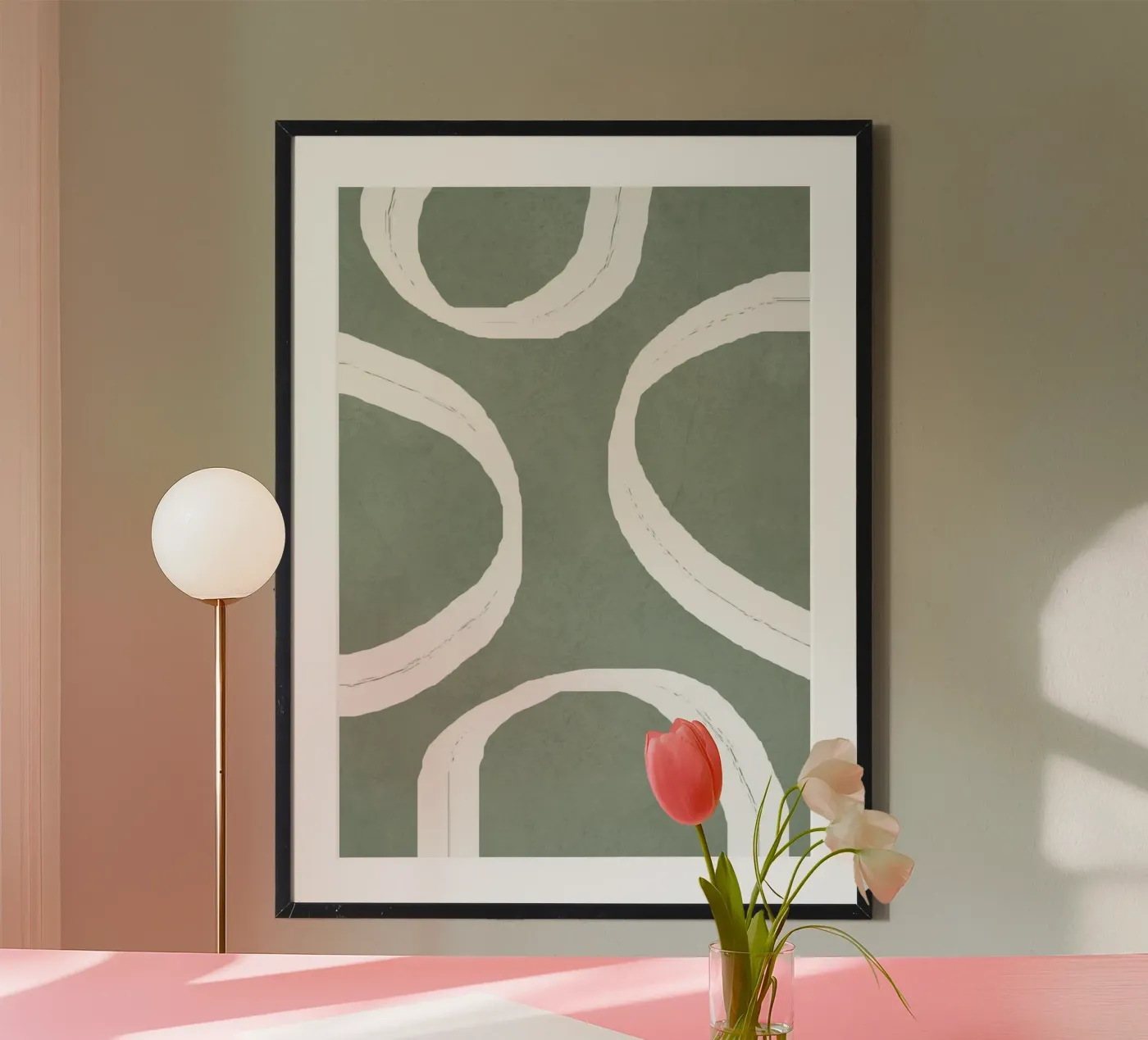 Abstract Lines I poster van Flow Line