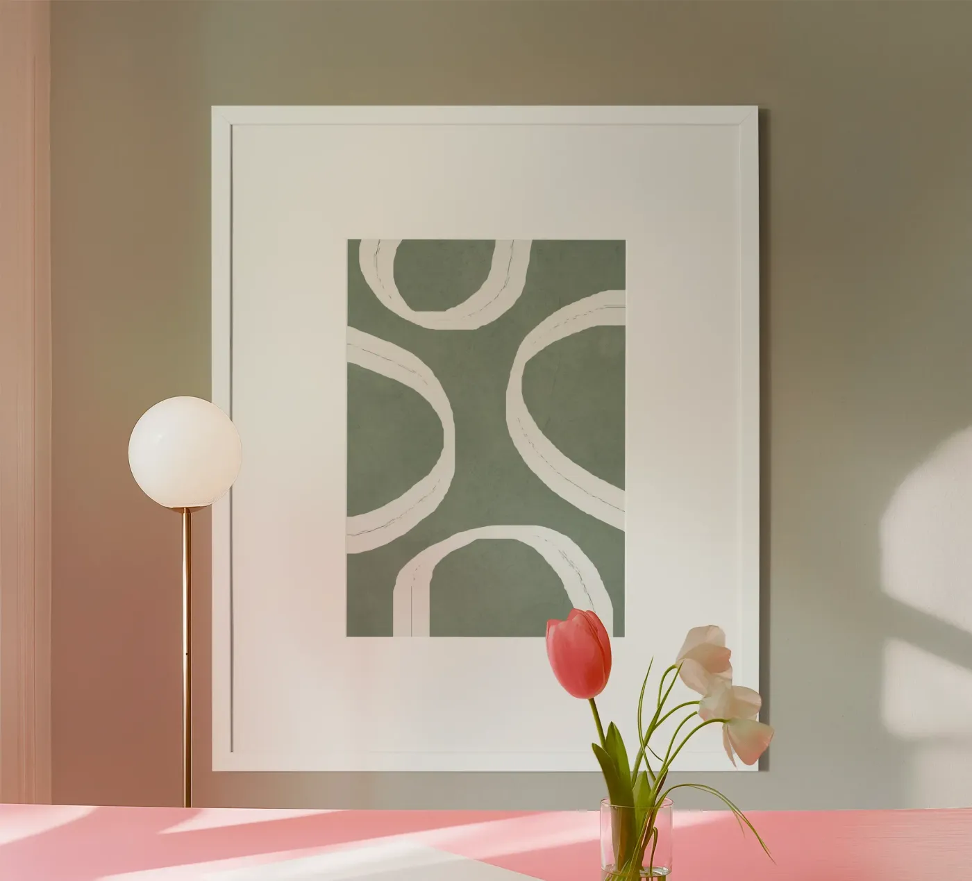 Abstract Lines I poster van Flow Line