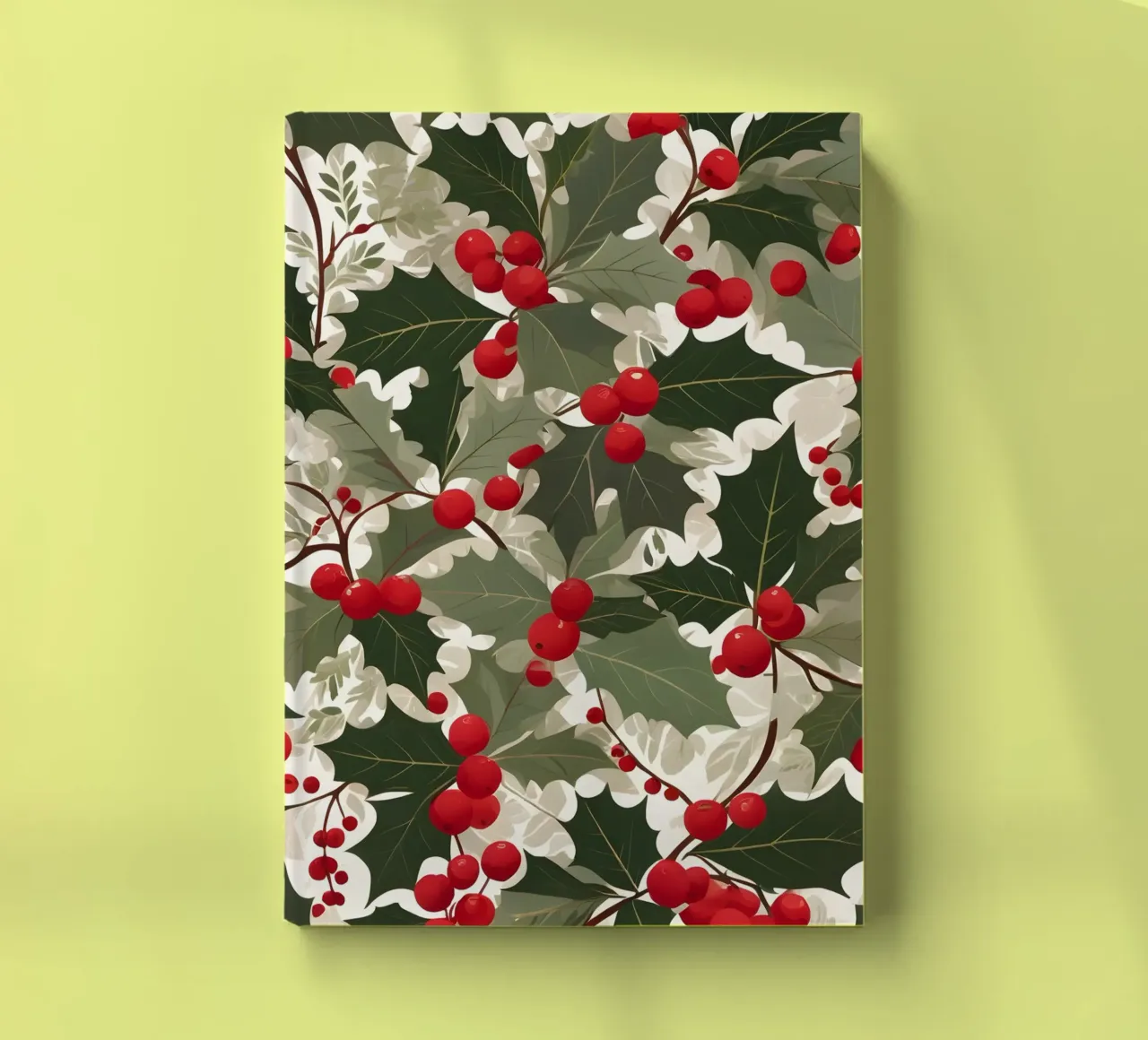 Holly Pattern notebook by Twinkle & Thread