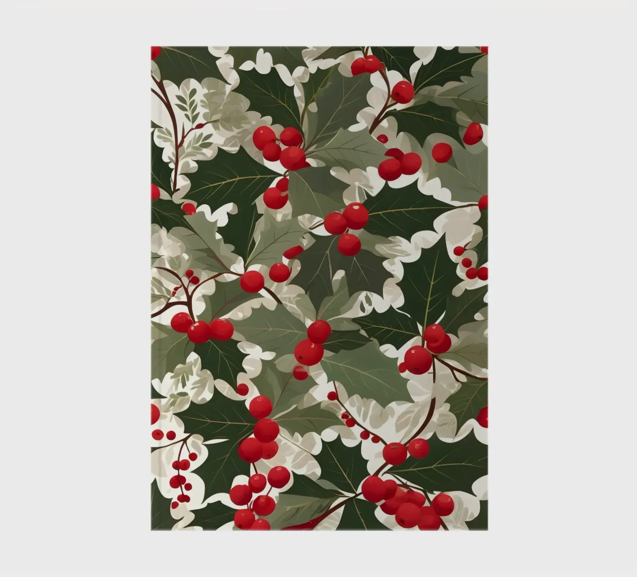 Holly Pattern notebook by Twinkle & Thread