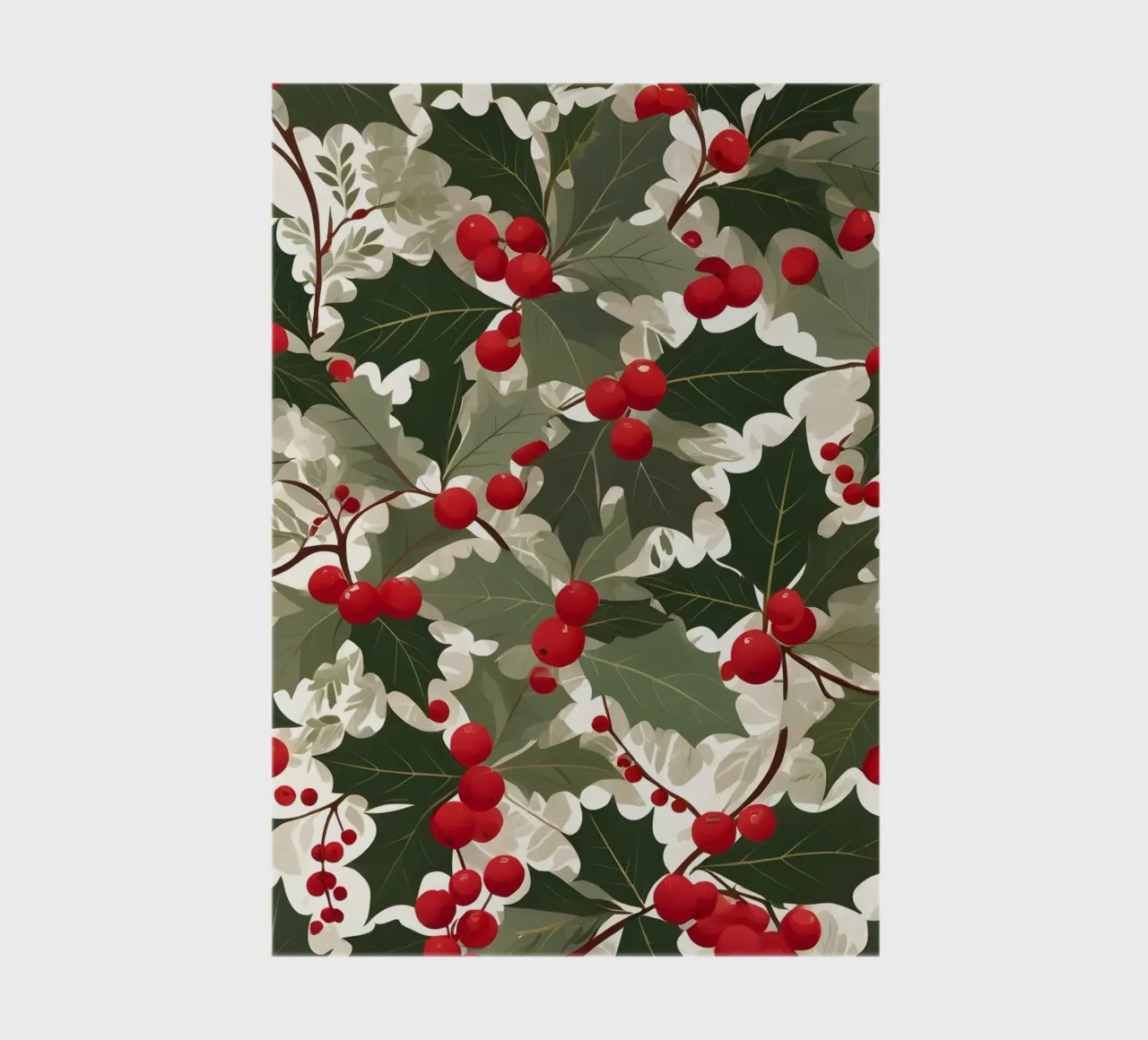 Holly Pattern notebook by Twinkle & Thread