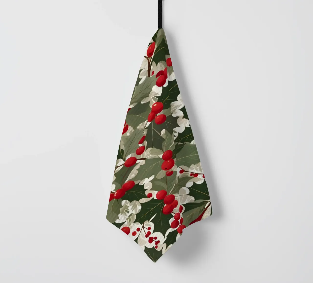 Motif du houx torchon de Twinkle & Thread