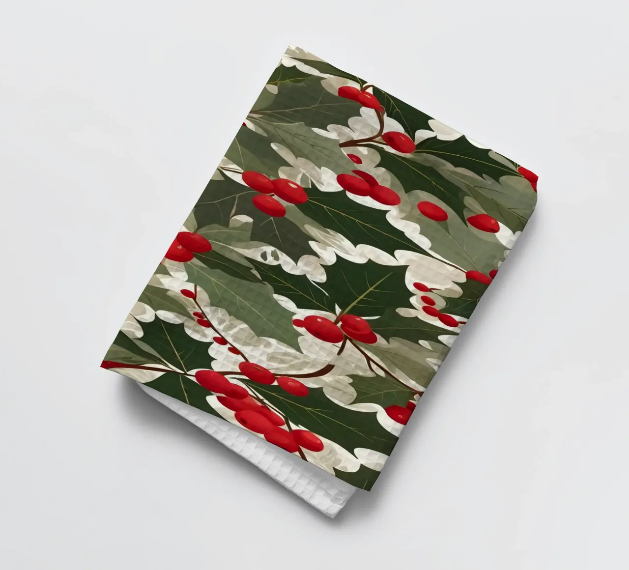 Motif du houx torchon de Twinkle & Thread