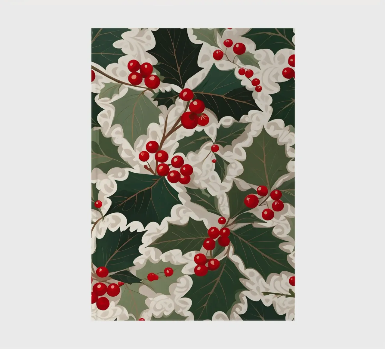 Holly Pattern notebook by Twinkle & Thread