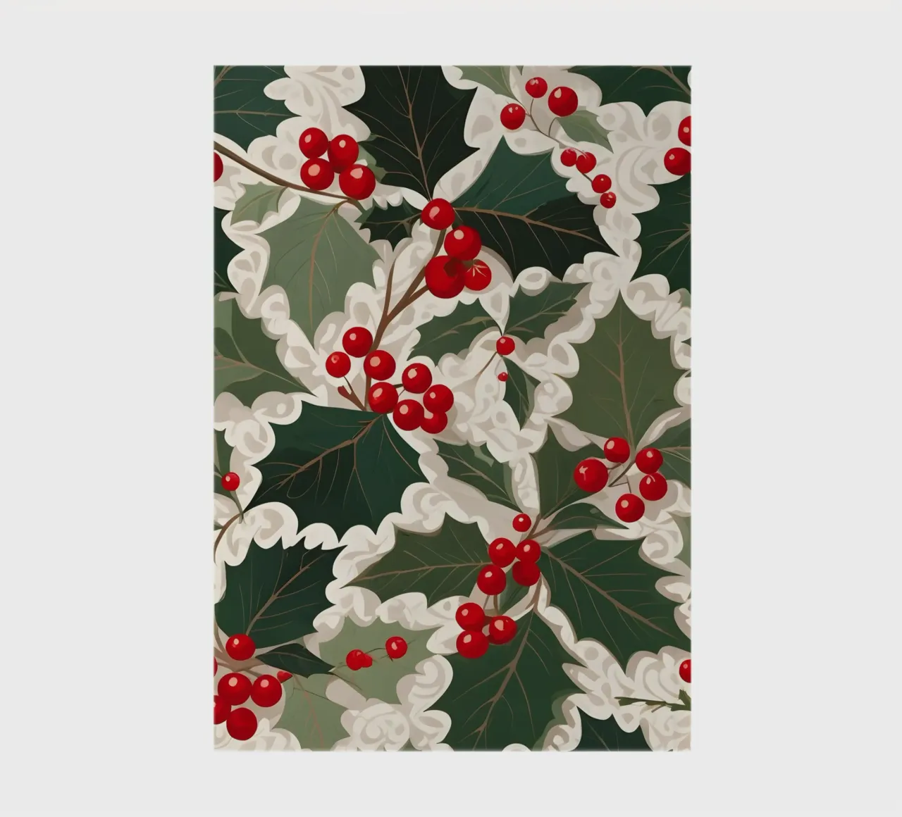 Holly Pattern notebook by Twinkle & Thread