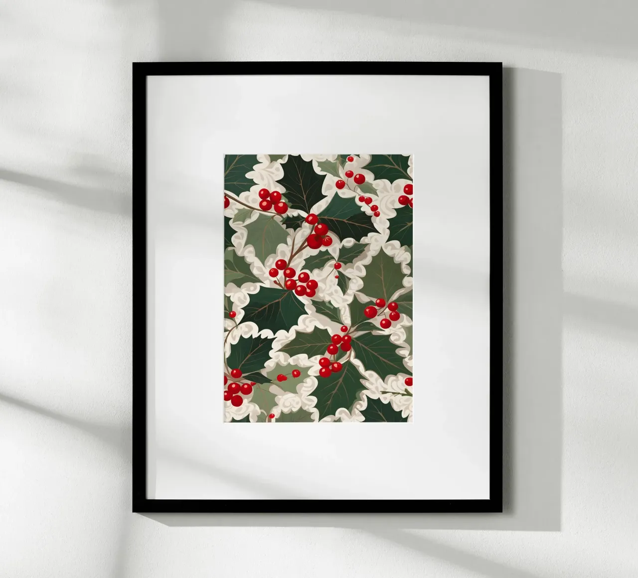 Holly Pattern poster by Twinkle & Thread