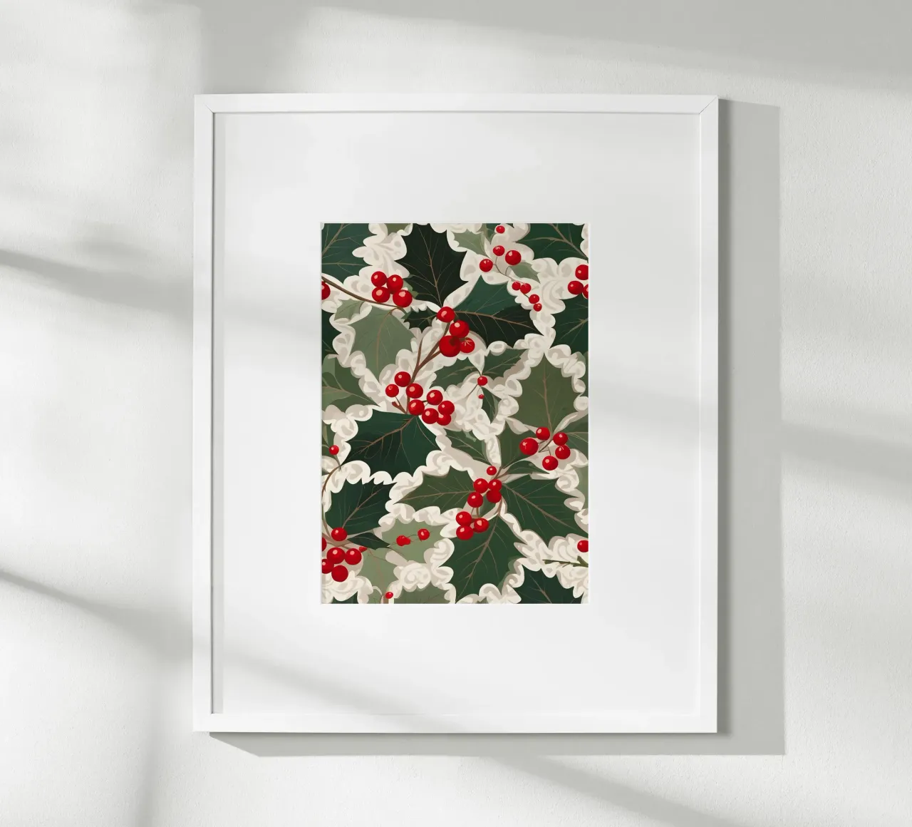 Holly Pattern poster by Twinkle & Thread