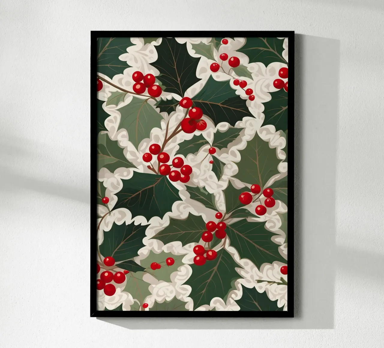 Holly Pattern poster by Twinkle & Thread