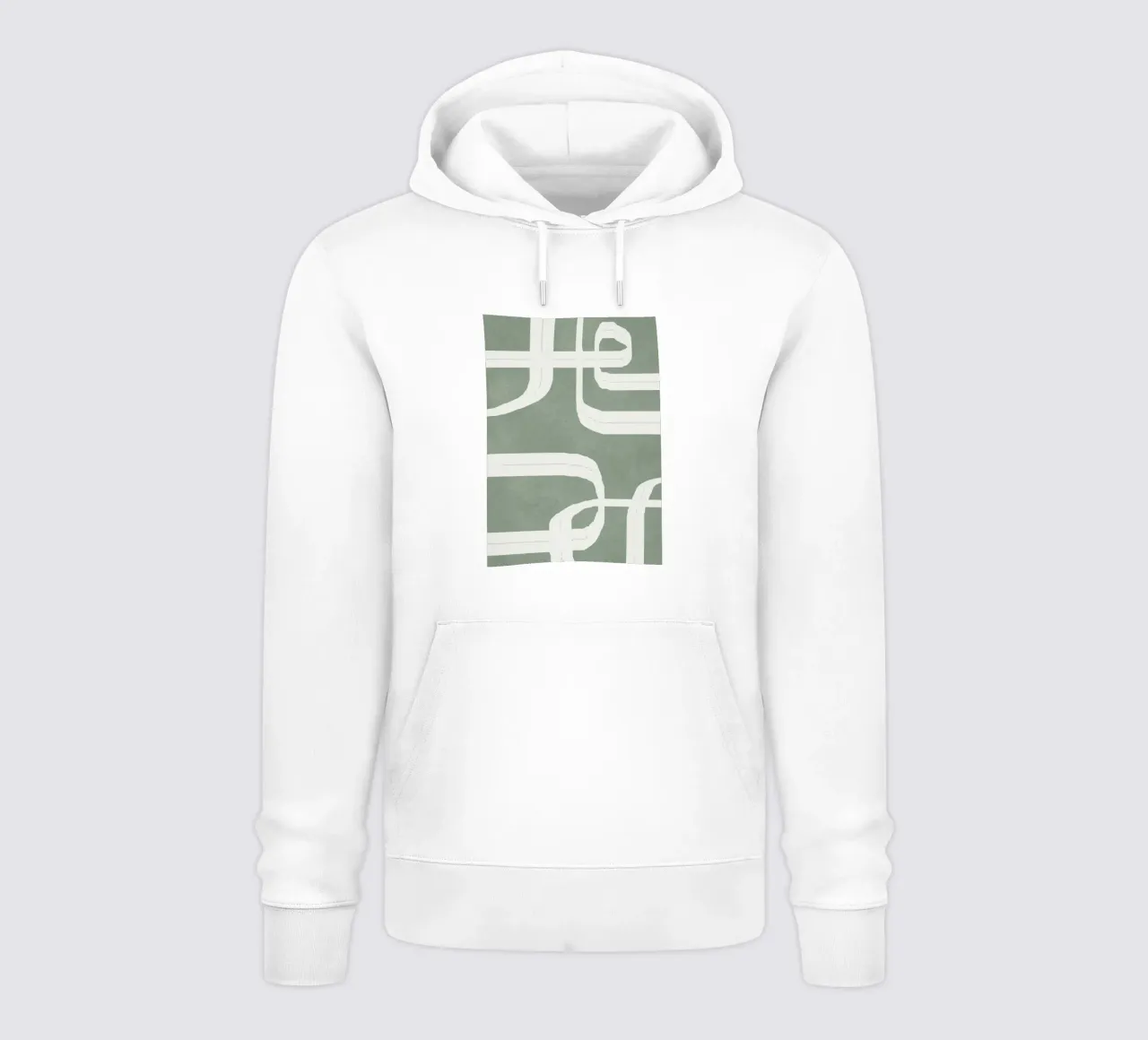 Abstract Lines II sudadera con capucha de Flow Line