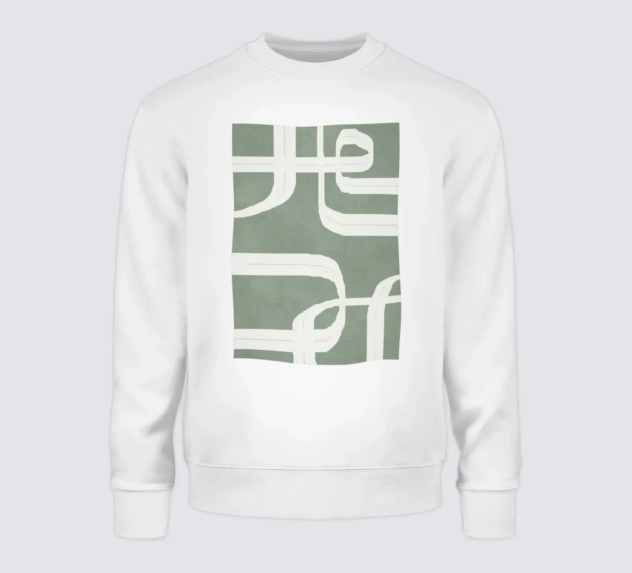 Abstract Lines II felpa da Flow Line