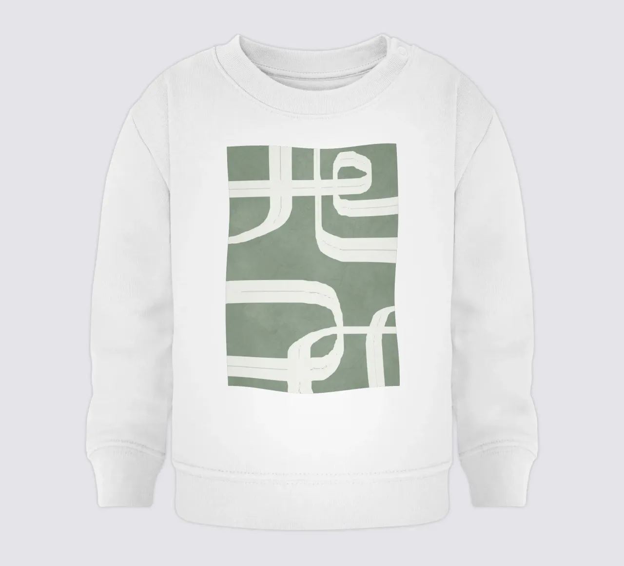 Abstract Lines II felpa neonato da Flow Line