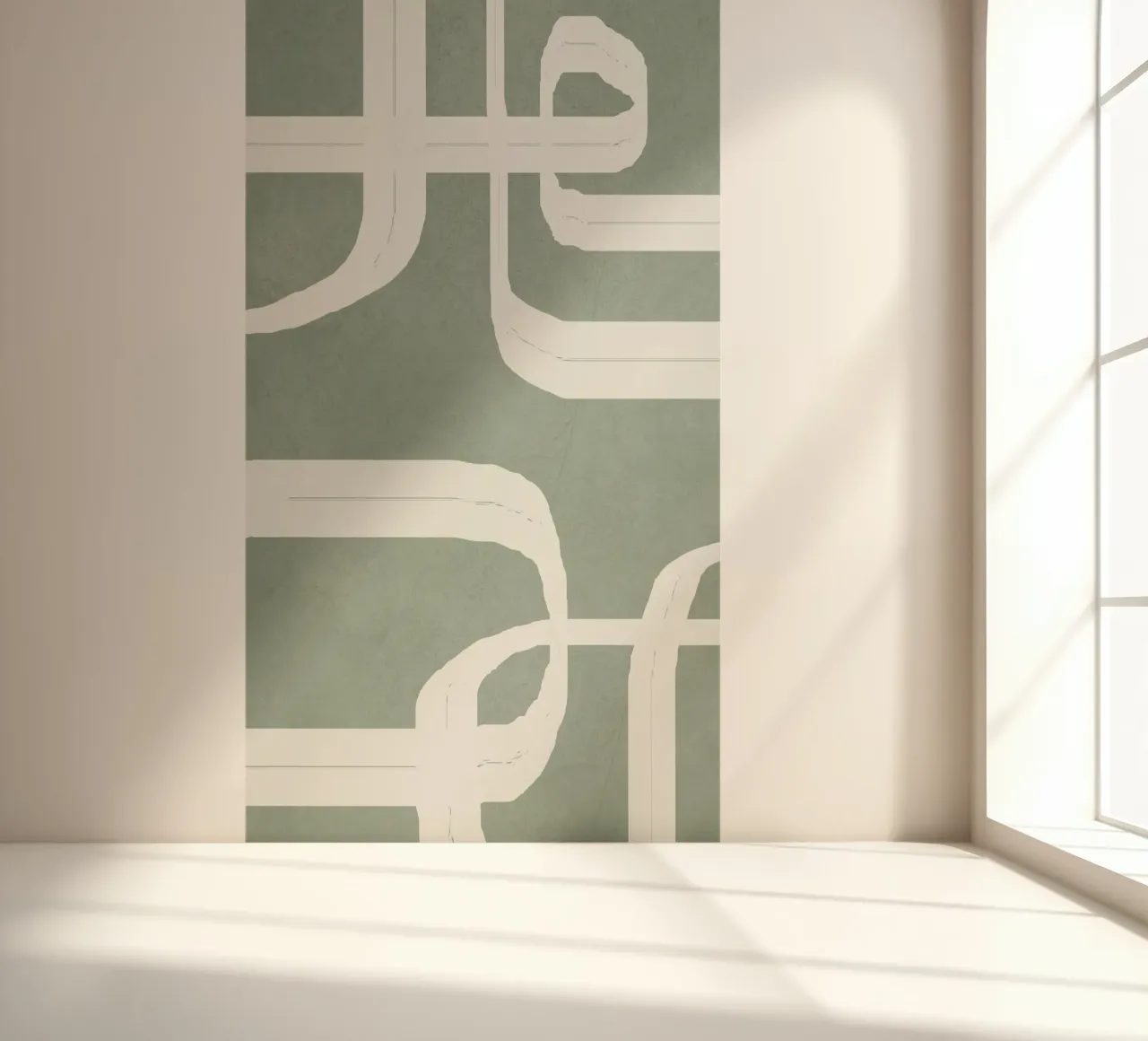Abstract Lines II papel para pared de Flow Line
