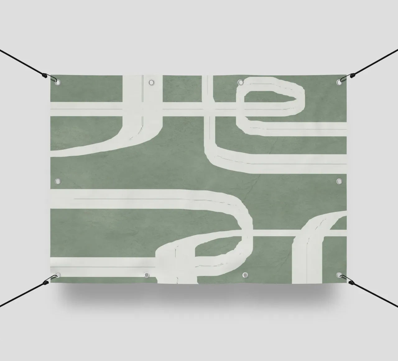 Abstract Lines II telo in pvc da Flow Line