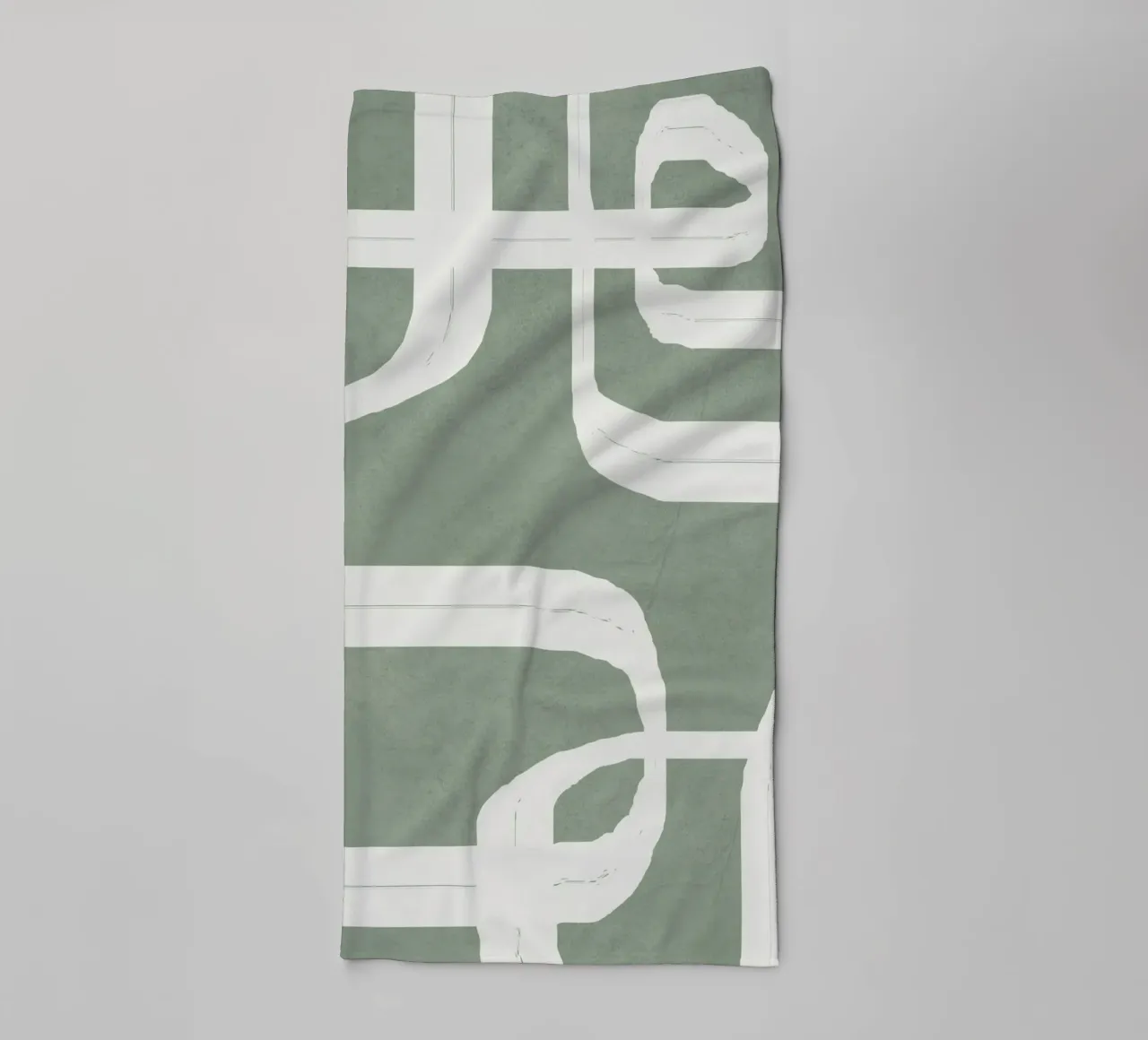 Abstract Lines II towel by Flow Line