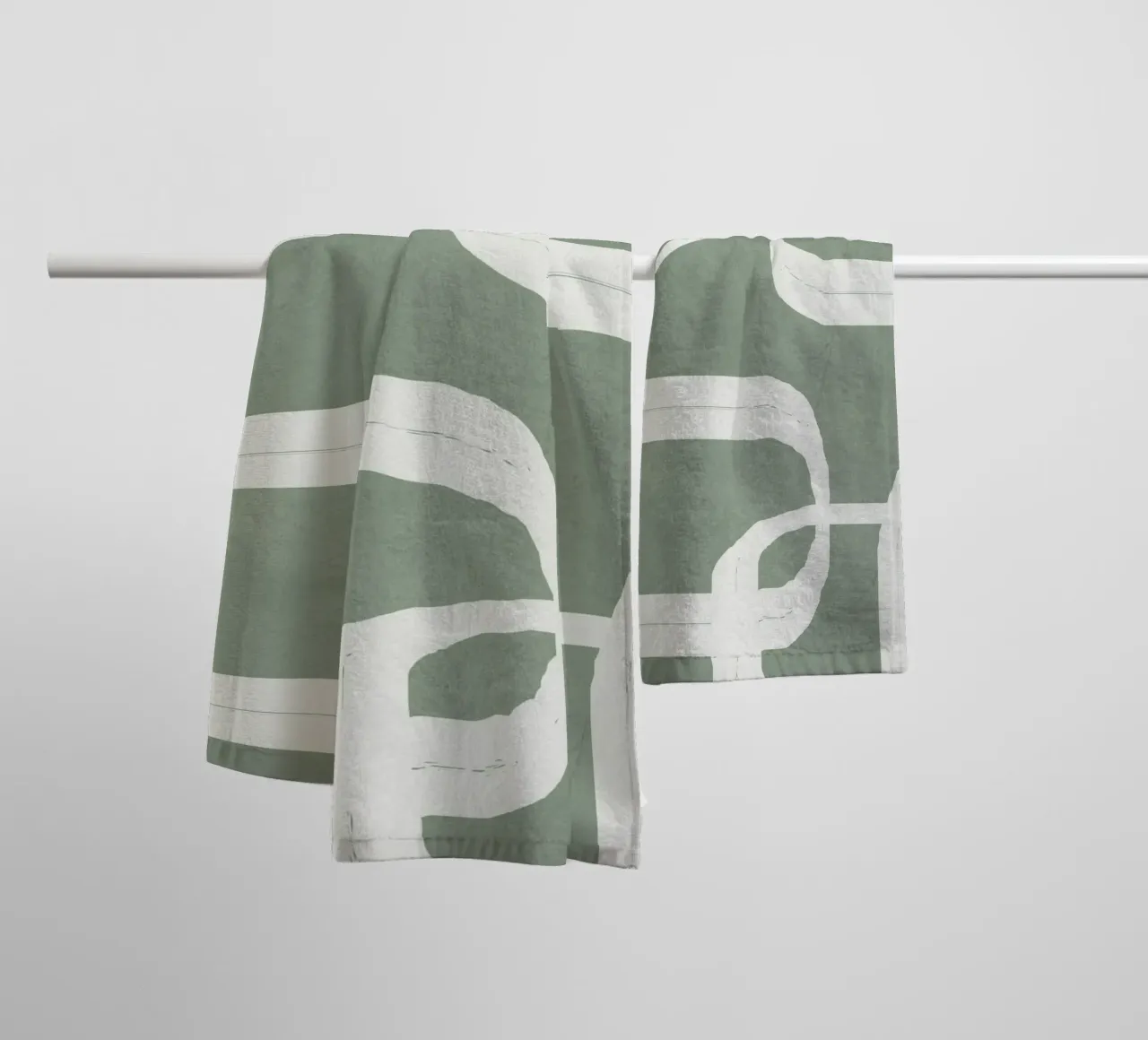 Abstract Lines II towel by Flow Line